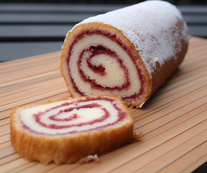 Glutenfri rulltårta