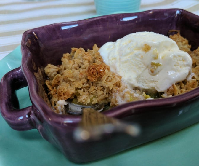Glutenfri rabarberpaj