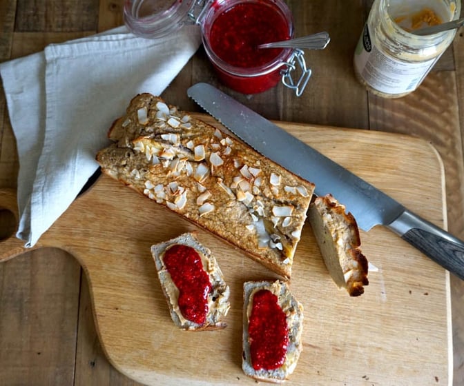 Veganskt superenkelt bananbröd
