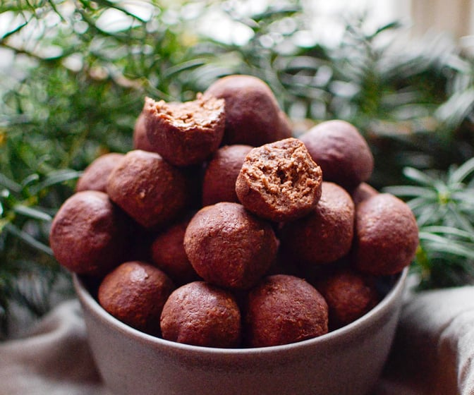 Mintchokladbollar