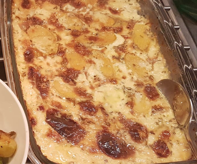 Sötpotatis gratäng
