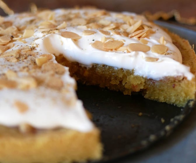 Semmelkladdkaka utan gluten och mjölk