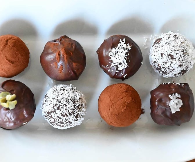 Nyttig chokladtryffel