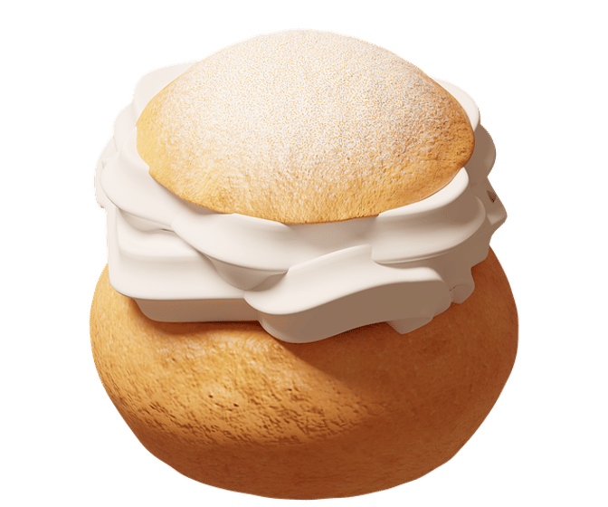 Mandelfri fyllning till semla